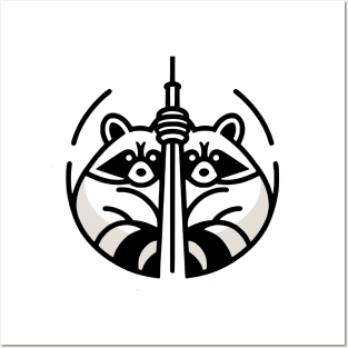 Toronto - CN Raccoon Posters and Art